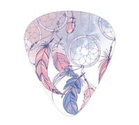 Dreamcatcher Feathers And Beads Guitar Pick 12 Packs Guitar Plectrums Includes Thin Medium Heavy Gauges
