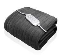 Dreamcatcher Grey Deluxe XL Electric Heated Throw Blanket 180x130cm