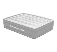 Dreamcatcher Inflatable Mattress PVC Plush Camping Air Bed 203 x 152 cm Queen Size in Grey | Size: King Dreamcatcher Grey King
