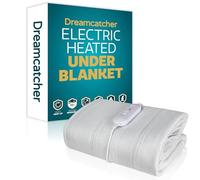 Dreamcatcher King Size Electric Blanket, 3 Heat Settings, Corner Straps | 165 x 137cm polyester heated underblanket with 3 heat settings, 4 elastic corner straps, detachable controller and 2m cable.