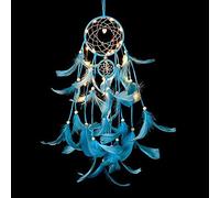 Dreamcatcher, Led Handmade Dreamcatcher Feathers Night Light Wall Hanging Home Room Decoration Wall Decor(Gwithlight)