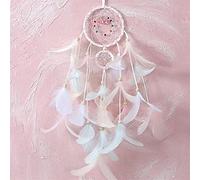Dreamcatcher, Led Handmade Dreamcatcher Feathers Night Light Wall Hanging Home Room Decoration Wall Decor(C)