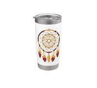 Dreamcatcher Made of Indian Feathers Native American Stainless Steel Insulated Tumbler