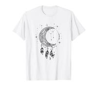 Dreamcatcher moon & stars - Bohostyle Spiritual Meditation T-Shirt
