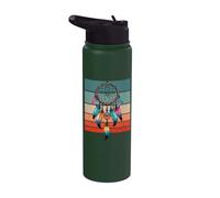 Dreamcatcher Native American Feather Protection Spirituality Stainless Steel Insulated Water Bottle