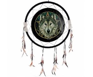 Dreamcatcher Print Lisa Parker Wolf 60cm Scale