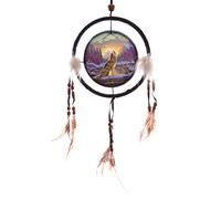 Dreamcatcher Print Sitting Wolf and Cub, Small