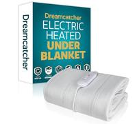 Dreamcatcher Single Electric Blanket, 3 Heat Settings, Corner Straps