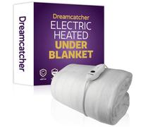 Dreamcatcher Single Electric Blanket Heated Fully Fitted Underblanket 193 X 91Cm 3 Heat Settings, Machine Washable