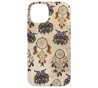 Dreamcatcher Witchy Animal Print Boho Brown Supercute Owl Case for iPhone 14