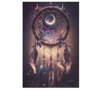 Dreamcatcher Wooden Puzzles for Adults,1000 Piece,Jigsaw Puzzle for Teens Brain Challenge 78×53cm