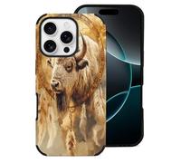 Dreamcatchers Bison Cell Phone Compatible with iPhone 16 Basic Fiber Skin Cases Classic Protection iPhone 16 Pro