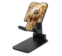 Dreamcatchers Bison Foldable Cell Phone Stand for Desktop Adjustable Height Compatible with All Smartphone