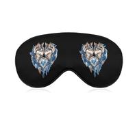 Dreamcatchers Wolf Lightweight Sleep Masks Funny Blocking Eye Mask for Sleeping with Adjustable Strap