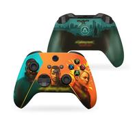 DreamController Cyyberpunnk 20077 Custom X-box Controller Wireless compatible with X-box One/Series X/S Customized in USA with Permanent HYDRO-DIP Printing (NOT JUST A SKIN) (MODDED)