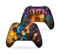 DreamController Demmon Slayyer Custom X-box Controller Wireless compatible with X-box One/Series X/S Customized in USA with Permanent HYDRO-DIP Printing (NOT JUST A SKIN)
