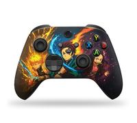 DreamController Demmon Slayyer Custom X-box Controller Wireless compatible with X-box One/Series X/S Customized in USA with Permanent HYDRO-DIP Printing (NOT JUST A SKIN)