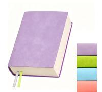 DreamDove Blank Journal Notebook 720 Pages A6 Unlined Plain Sketchbook No Lines Soft Leather Small Blank Notebook for Women Drawing Book Memo Writing Sketch Diary Notebook 3.9 × 5.5(Purple Blank