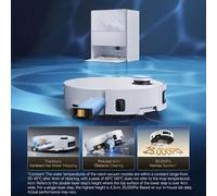 dreame Aqua10 Ultra Track Complete Robot Vacuum with Mop, 25,000Pa, 45°C Mopping, 6cm Obstacle Clearing, Auto-Empty, Mop Self-Cleaning, 100% Detangling, Avoids 240+ Objects, Direct, Voice Control