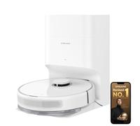 dreame D10 Plus Gen 2 Robot Vacuum Cleaner with Mop, 6000Pa Suction, LiDAR Navigation, Up to 90 Days of Hands-Free Cleaning, Self Charging & Emptying, Floating Brush, Alexa/APP Remote Control, White