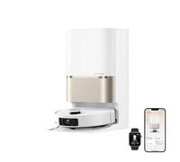 DREAME L60 Pro Ultra Robot Vacuum and Mop with Auto-Empty, 35,000Pa Suction, Hot Water Mop Self-Cleaning, and Smart Obstacle Avoidance, White