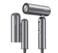 Dreame Pocket Pro Hair Dryer & Hair Styler, 5 Temperature Settings, 3 foldable shapes, 2 Airflow Modes, Quiet operation, Quick Blowdry, Rapid Style, Grey