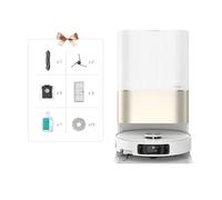 dreame X40 Ultra Complete Robot Vacuum Cleaner, 12000 Pa Robotic Vacuum with Removable and Lift Mop, Extensive Cleaning with Side Brushes, MopExtend technology, Self-Cleaning Mop in 70° Hot Water