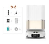 DREAME X40 Ultra Complete Robot Vacuum Cleaner - White, White