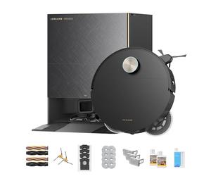 DREAME X60 MAX Ultra Full Robot Vacuum Cleaner and Mop, Upgraded X50 Series, 3.13" (8cm), Ultra-Thin Design, 35,000Pa Suction, Self-Emptying and Recharging, Self-Cleaning Mop