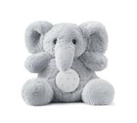 Dreamegg Plush Snuggle Elephant - Baby Sleep Aid, Voice Recording, White Noise Machine with 21 Sounds, Machine Washable & Rechargeable, Continuous Play or Timer, Gift for Newborns, Nursery & Travel