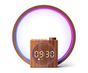 Dreamegg Sunrise Alarm Clock, 10-60 Min Gradual Wake-Up Light, White Noise Machine with 25 Soothing Sounds, 12 Colour Mode & 20-Level Dimming, Sleep Aid for Better Mornings in UK