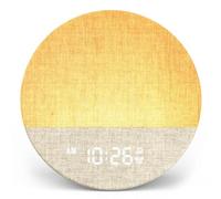 Dreamegg Sunrise Alarm Clock, Wake Up Light White Noise Machine with 29 Sounds, 9 Colors Night Light, Snooze, Digital Alarm Clocks Bedside with Light for Baby Kids Adult Bedroom, Sunrise 1