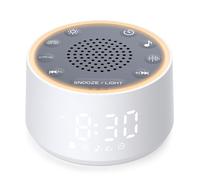 Dreamegg White Noise Machine - D1 Nova Sound Machine for Baby Adult, 25 Soothing Sounds, 9 Night Lights, Dimmable Display, Ideal Sleep Aid for Heavy Sleepers Bedroom