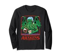 Dreamer Coffee Alien Sarcastic Vintage Funny Adult Humor Long Sleeve T-Shirt
