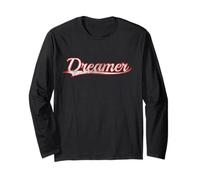 Dreamer Inspirational Visionary Spirit Vintage Varsity Long Sleeve T-Shirt