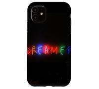 Dreamer Rainbow Colorful Glowing Text Light Up Aesthetic Case for iPhone 11