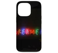 Dreamer Rainbow Colorful Glowing Text Light Up Aesthetic Case for iPhone 13 Pro