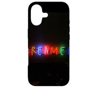 Dreamer Rainbow Colorful Glowing Text Light Up Aesthetic Case for iPhone 17
