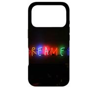 Dreamer Rainbow Colorful Glowing Text Light Up Aesthetic Case for iPhone 17 Pro