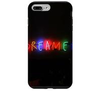 Dreamer Rainbow Colorful Glowing Text Light Up Aesthetic Case for iPhone 7 Plus/8 Plus