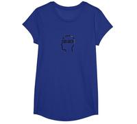 Dreamer Silhouette Art: Inspirational Mindset T-Shirt, Girls, Royal Blue, Medium