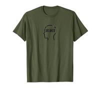 Dreamer Silhouette Art: Inspirational Mindset T-Shirt, Men, Olive, L