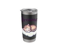 Dreamer Sleeping Cat Cloud Nap Lover Cozy Stainless Steel Insulated Tumbler