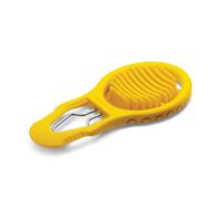 Dreamfarm Eggler 2-in-1 Compact Egg Shell Peeler & Easy Hardboiled Egg Slicer, Shell Cracking, Topping, & Peeling - Yellow