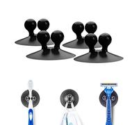 Dreamfarm Jot | Just Hold it There PVC Suction Hook | Black | 4 Pack