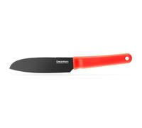 Dreamfarm Kneed | Cutting, Spreading and Scooping Knife with Built-in Plastic Wrap Cutter & Protective Cover | Red
