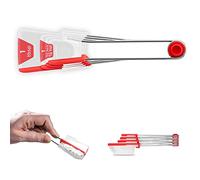 Dreamfarm - Levoons Self-Leveling Measuring Spoons Set for Kitchen and Baking - Fire Truck Red