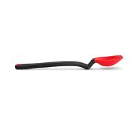 Dreamfarm Mini Supoon Non-Stick Sit-Up Silicone Scraping Cooking Spoon, Jar Scraper Measures 5ml Tsp - 8" Red