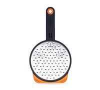 Dreamfarm Ograte Two-Sided Coarse Food & Vegetable Speed-Grater with Non-Slip Bowl Hook & Foot - 6mm Coarse Grater, Orange