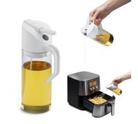 Dreamfarm Oileroo Lite 3-in-1 Plastic Oil Pourer, Sprayer & Doser - 1 Tablespoon Spray/Dose - White